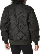 Dickies (ディッキーズ ) US キルティング ジャケット (61242BK) Diamond Quilted Nylon Jacket Black ブラック (L)_画像8