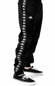 Kappa (カッパ) US ジャージ パンツ 222 Banda Rastoriazz Trackpant Black ブラック (L)