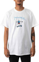 Thrasher (スラッシャー) US Tシャツ Gonz Logo T-Shirt White マークゴンザレス ゴンズ ホワイト (M) スケボー SKATE SK8 スケートボード_画像1