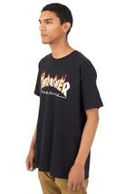 Thrasher (スラッシャー) US Tシャツ Flame Mag T-Shirt Black ブラック (M) スケボー SKATE SK8 スケートボード_画像3
