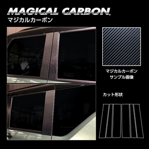 ハセプロ マジカルカーボン ピラー スタンダードセット 三菱 デリカミニ B38A (2020/3～) CRWAM-10