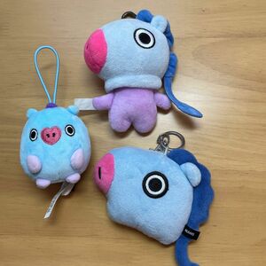 BTS BT21 MANG 初期のバッグチャーム　キーホルダーセット　ポンポンマスコット　J-HOPE