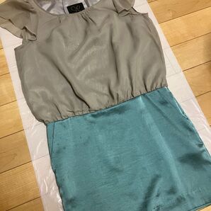 Rubyrivet ルビーリベット ワンピース グリーン シルバー M S 新品未使用