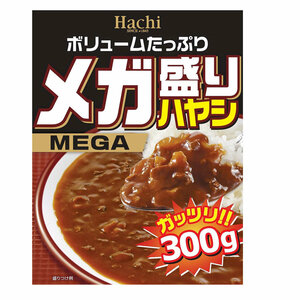 レトルトハヤシ メガ盛りハヤシ ハチ食品 ガッツリ！！300g/2603ｘ４食セット/卸/送料無料