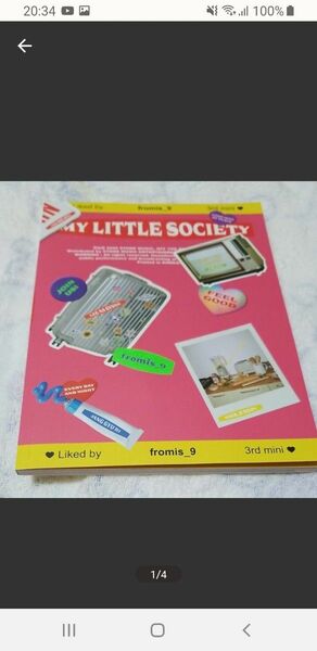 【輸入盤CD】 Fromis 9/My Little Society (Random Cover) セロム直筆サイン入り写真付き