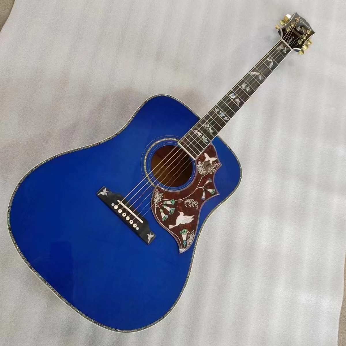 アコースティックギター用 ピックガード ハミングバードタイプ 鼈甲 通販