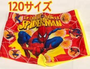  Kids мужчина купальный костюм плавание брюки Человек-паук XL 130 размер соответствует новый товар 