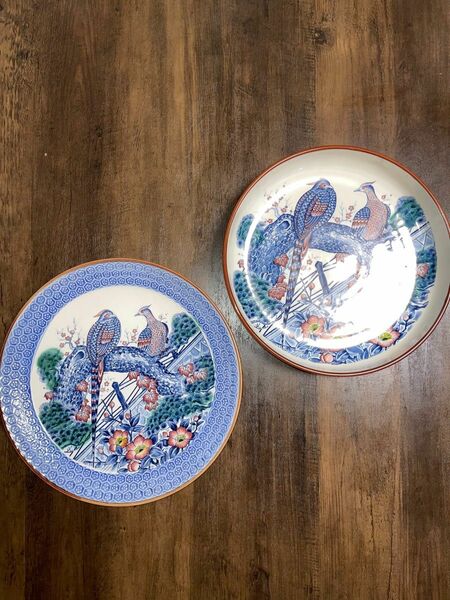 昭和レトロ 飾り皿 ２枚セット