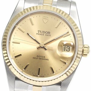  Tudor TUDOR 74033 Prince oyster Date Date self-winding watch men's _753490