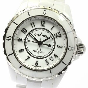  Chanel CHANEL H0970 J12 white ceramic self-winding watch men's _753597