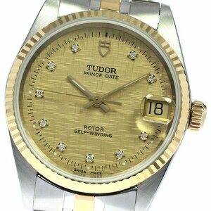 訳あり チュードル TUDOR 72033 プリンスデイト YGコンビ 自動巻き ボーイズ _753512