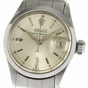 訳あり ロレックス ROLEX Ref.6516 オイスター パーペチュアル デイト cal.1130 自動巻き レディース _745696【ev15】