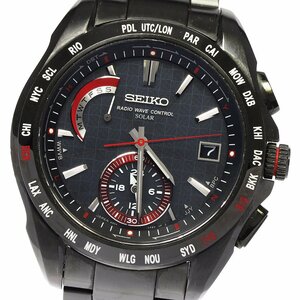 セイコー SEIKO SAGA091 ブライツ デイト ソーラー電波 メンズ 良品 箱・保証書付き_754738【ev15】