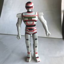 ■昭和レトロ ジャスピオン　フィギュア人形　ソフビ　バンダイ ビンテージ　宇宙刑事当時物2c■検）昔グリコ古い当時森永おもちゃ玩具_画像1