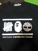 A BATHING APE X UNDEFEATED Timberland L ロンT 長袖Tシャツ_画像2