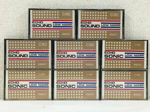 ●○K709 CVS ECHO SONIC エコーソニック カセットテープ ECHO SOUND C-60 8本セット○●