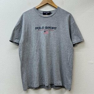 ラルフローレン POLO SPORT ポロスポーツ ナイガイ製 ロゴ プリント クルーネック 霜降り 615 Tシャツ Tシャツ M 灰 / グレー