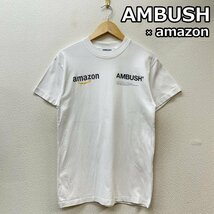 アンブッシュ アマゾン コラボ 12111715 ロゴ プリント クルーネック 615 Tシャツ Tシャツ 1 白 / ホワイト_画像1