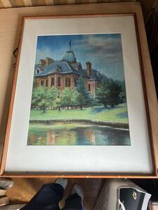  pastel picture road . red brick size 56/74