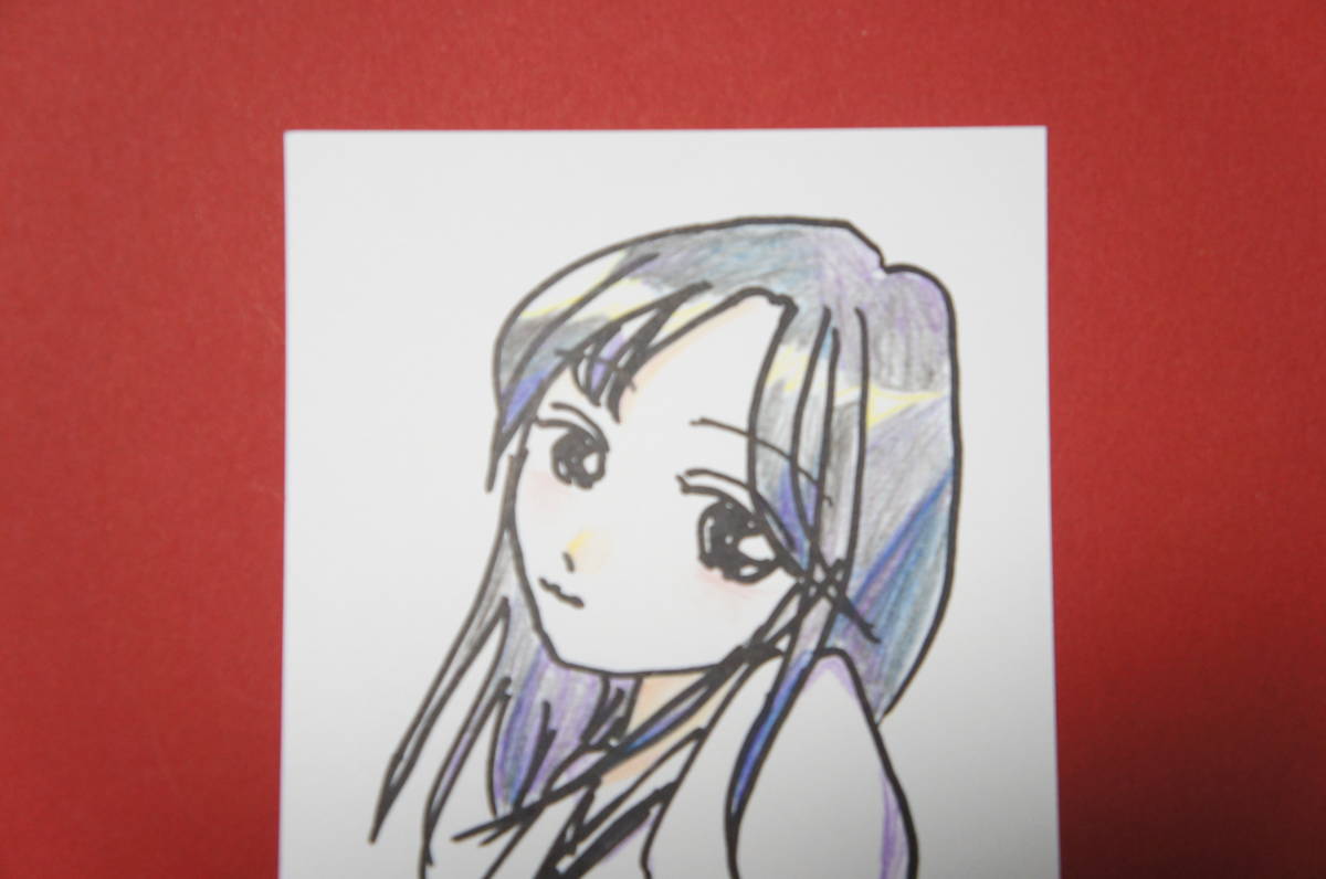 Original Hand-Drawn artwork illustration #8 Beautiful woman girl, comics, anime goods, hand drawn illustration