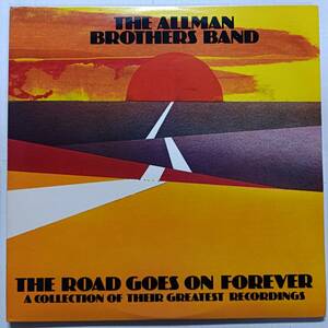 即決 ALLMAN BROTHERS BAND The Road Goes On Forever 　US 2LP　ベスト　オールマン・ブラザーズ・バンド YA 