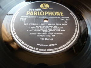 断捨離披頭士#210 SGT Pepper's Lonely Hearts Club Band - UK Y&B Parlophone PCS&PMC 2枚セット MONOはA Day in the Life表記無し！
