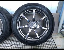 ヨコハマ AVS MODEL T7 225/50R17 8J+38 5穴 PCD114.3 17インチ タイヤホイール 4本セット_画像2