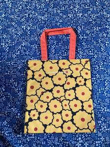  TSUMORI CHISATO●ミニトートバッグ手提げ*レトロフラワー1970’Sサイケキッチュ花柄*ツモリチサト*レア非売品*送料140円～