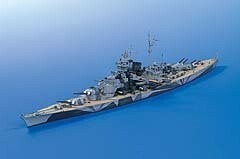 青島文化教材社 1/700 ウォーターラインシリーズ 戦艦テルピッツ