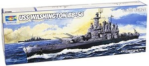 [トランペッター]Trumpeter 1/700 USS Washington BB56 Battleship Model K