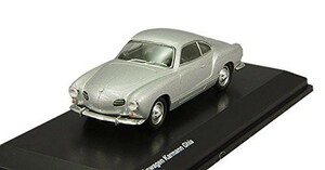 VW カルマン ギア 1955 シルバーメタリック （1/64スケール ダイキャスト 京商オリジナル KS07050A1）