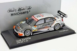 ミニチャンプス 1/43 アウディ A4 DTM 2005 Audi Sport Team Joest C.Abt #