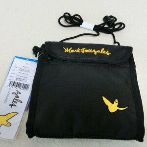 MGMT111　MARK GONZALES　黒/黄　ネックポーチ ショルダーバッグ サコッシュ　8215ウ　2,530円　マークゴンザレス　スケーター　