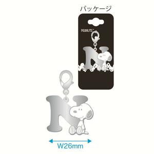  Snoopy initial коричневый mkore брелок для ключа N