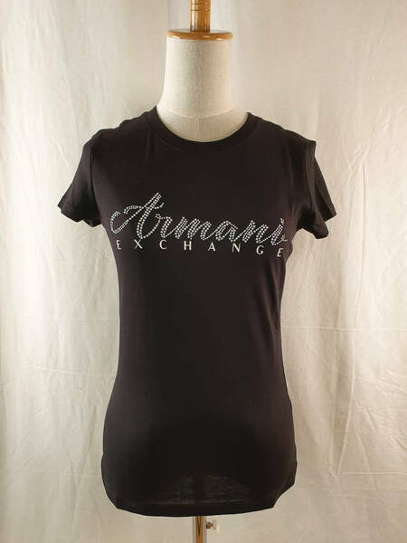 【新品・未使用】Armani Exchange ロゴ コットンTシャツ　レディースM　8NYT91YJG3Z