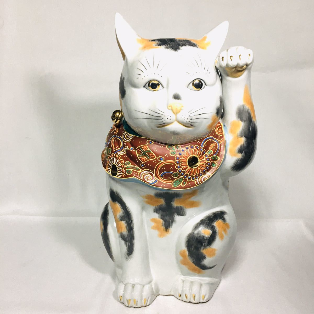 ヤフオク! -「九谷焼 招き猫」(日本の陶磁) (陶芸)の落札相場・落札価格