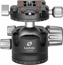 Leofoto レオフォト LQ-324C+LH-40R カーボン4段三脚+自由雲台セット_画像4