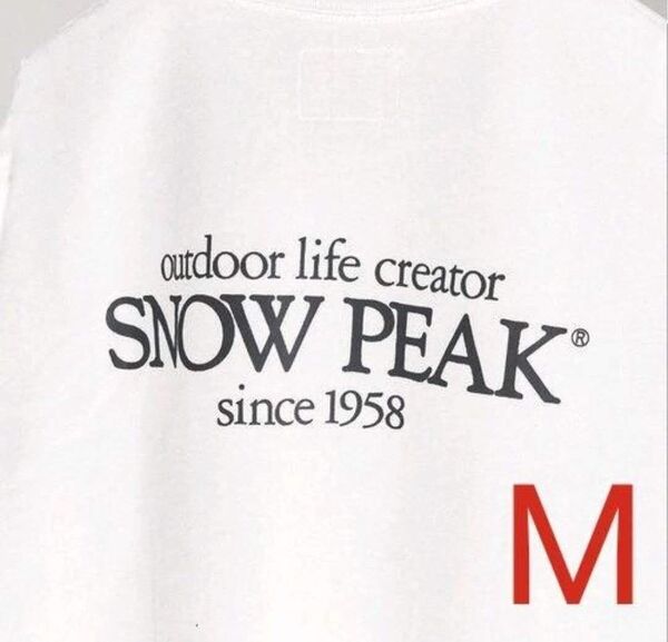 ②【新品未開封】SNOW PEAK/Classic ロゴプリント Tシャツ M