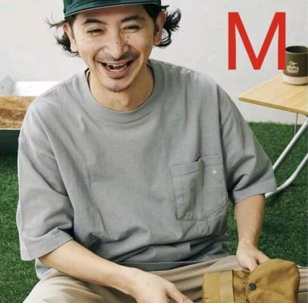 ⑧【新品未使用】SNOW PEAK/Classic ロゴプリント Tシャツ M