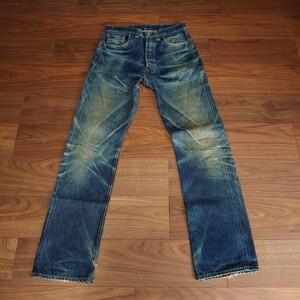 ☆バレンシア Levi's リーバイス S501XX 大戦モデル bigE 赤耳 USA製 デニム ジーンズ LEVI'S BIG E 復刻 Vintage ビンテージ 555 