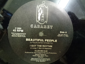 BEAUTIFUL PEOPLE/I GOT THE RHYTHM/4687