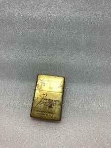 Zippo ジッポー WIND-PROOF LIGHTER ZIPPO PAT.2032695 ゴールドカラー オイルライター 喫煙具