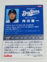 2010 カルビー プロ野球チップス カード 横浜ベイスターズ 　内川聖一　２３３_画像2