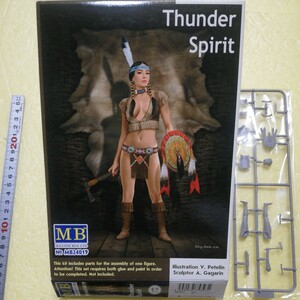 ☆地　1/24 マスターボックス　MASTER BOX 　インディアン娘　thunder Spirit 未組立