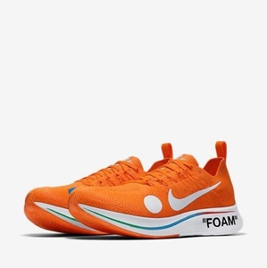 NIKE OFF WHITE ZOOM FLY MERCURIAL FLYKNIT FK Orange 29cm US11 football オフホワイト ズームフライ soccer lab オレンジ