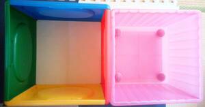 (G) toy box 2. set toy IKEYA inserting thing . one-side attaching one-side attaching ... san ..... storage doremifa.-...