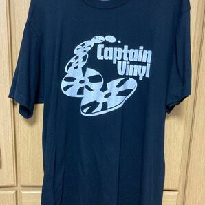 Captain vinyl disk union キャプテンヴァイナル　ディスクユニオンTシャツ　XL　ブラック　MURO