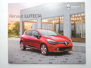 [ catalog only ] Lutecia 4 generation previous term GT grade publication 2016 year thickness .46P Renault catalog Japanese edition * beautiful goods 