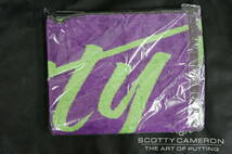 限定品 Scotty Cameron Towel - Scotty Script - Purple スコッティ キャメロン スコッティ・スクリプト タオル 新品_画像4