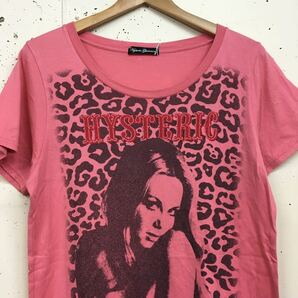 HYSTERIC GLAMOUR ヒステリックグラマー ヒョウ柄 ガールプリント tシャツ ワンピース ピンク Tee カットソー トップス の画像4